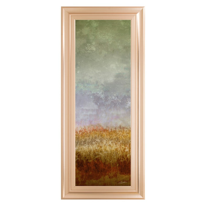 Classy Living Lush Field II Wall Art 18"x42", Rose Gold Romance Frame