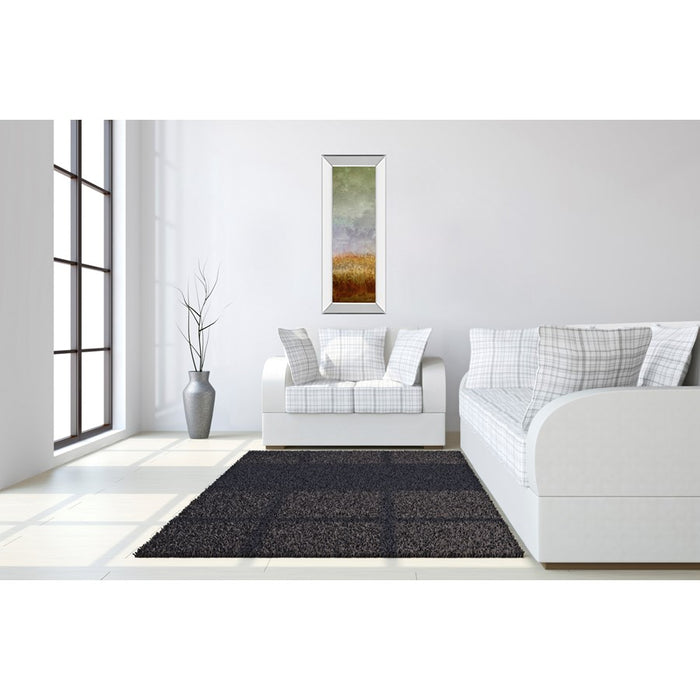 Classy Living Lush Field II Wall Art 18"x42", Mirrored Frame