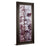 Classy Living Twilight Petals Wall Art 18"x42", Dark Chocolate Frame