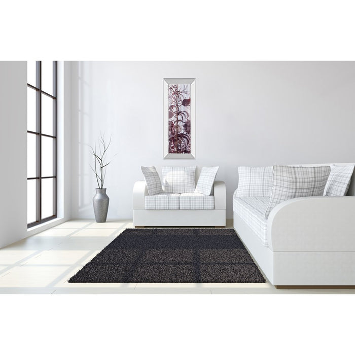 Classy Living Twilight Petals Wall Art 18"x42", Mirrored Frame