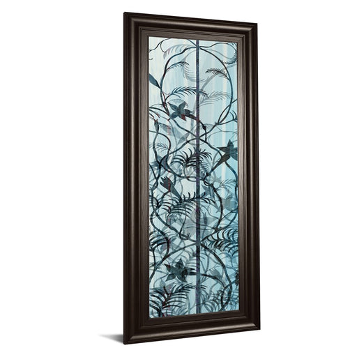 Classy Living Shadow Fern Echo Wall Art 18"x42", Dark Chocolate Frame
