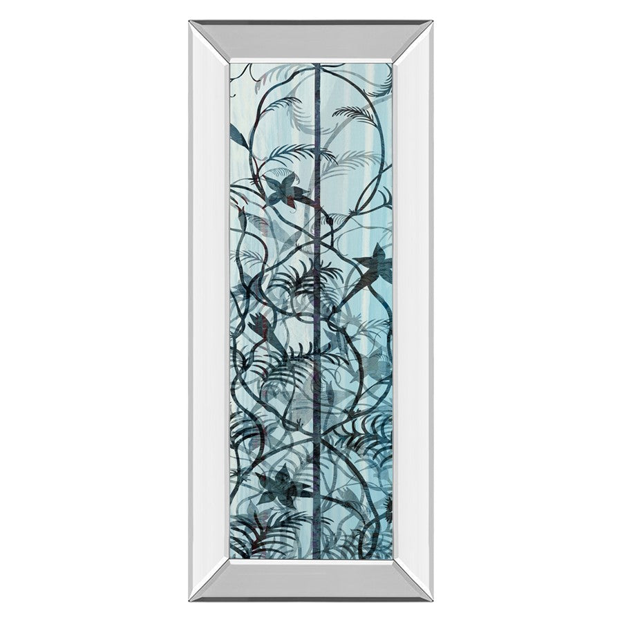 Classy Living Shadow Fern Echo Wall Art 18"x42", Mirrored Frame