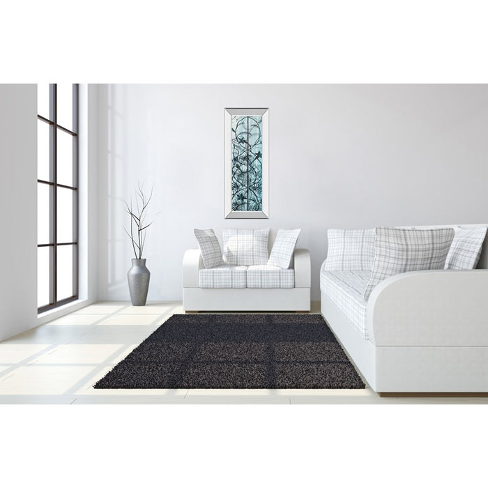 Classy Living Shadow Fern Echo Wall Art 18"x42", Mirrored Frame