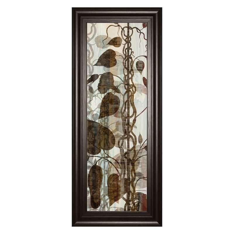 Classy Living Climbing Vines Wall Art 18"x42", Dark Chocolate Frame