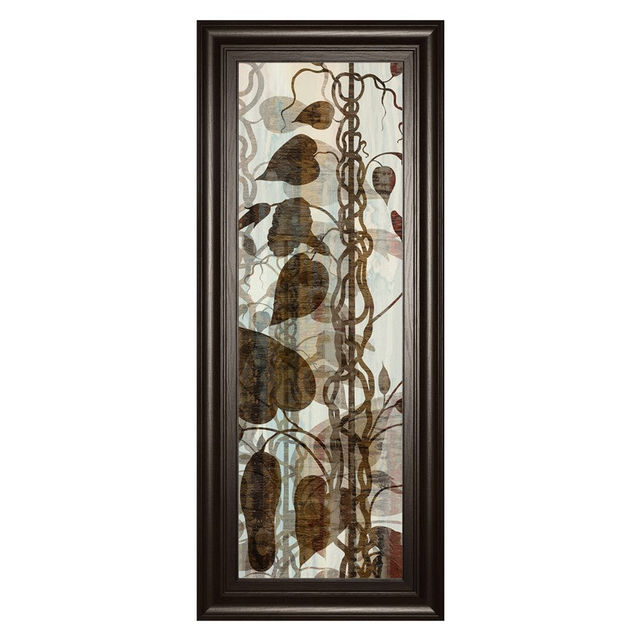 Classy Living Climbing Vines Wall Art 18"x42", Dark Chocolate Frame