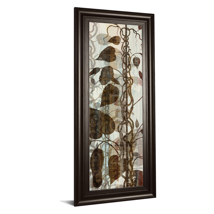 Classy Living Climbing Vines Wall Art 18"x42", Dark Chocolate Frame