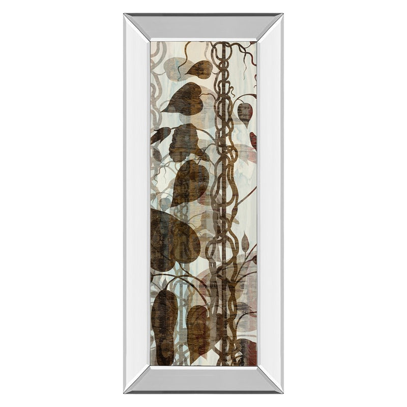 Classy Living Climbing Vines Wall Art 18"x42", Mirrored Frame
