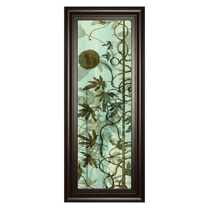 Classy Living Botanical Vines Wall Art 18"x42", Dark Chocolate Frame