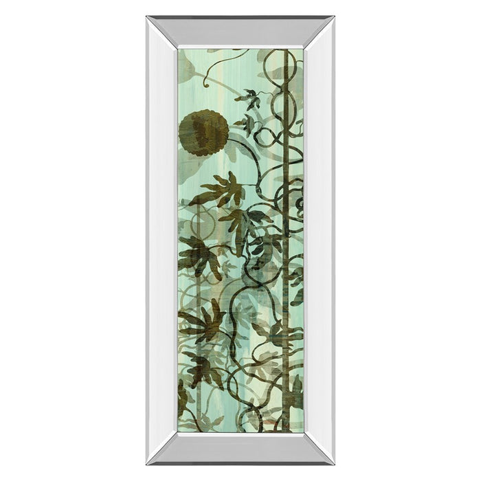 Classy Living Botanical Vines Wall Art 18"x42", Mirrored Frame