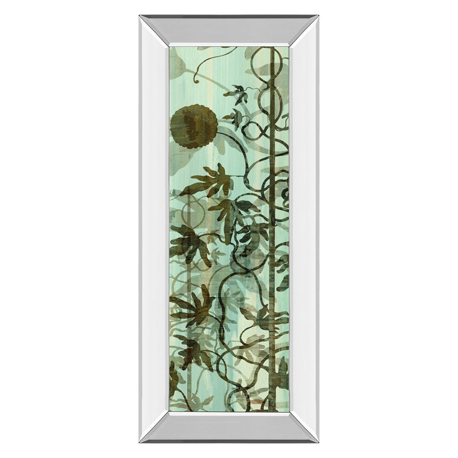 Classy Living Botanical Vines Wall Art 18"x42", Mirrored Frame