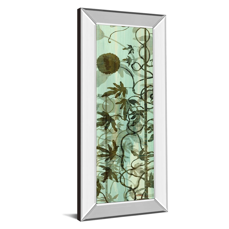 Classy Living Botanical Vines Wall Art 18"x42", Mirrored Frame