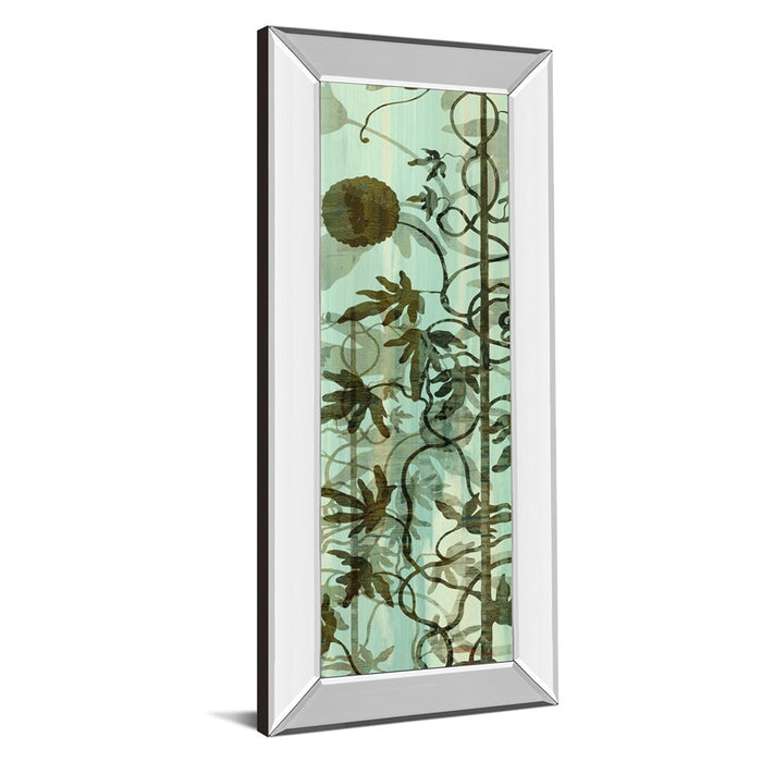 Classy Living Botanical Vines Wall Art 18"x42", Mirrored Frame