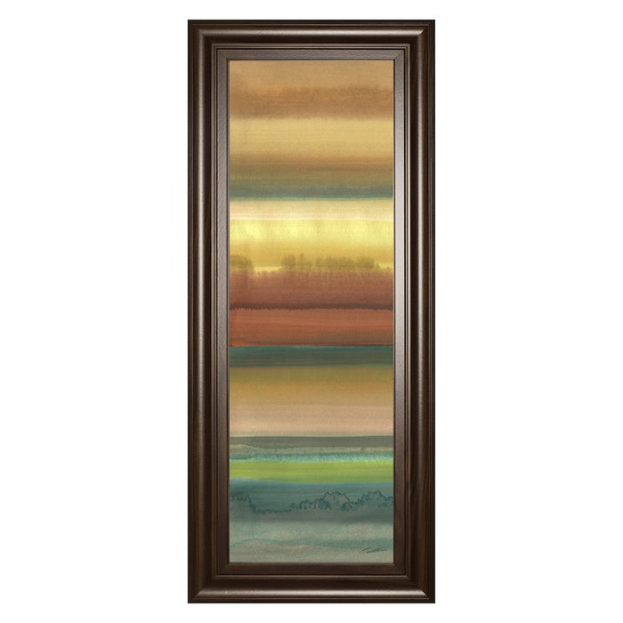 Classy Living Tranquil Horizon Wall Art 18"x42", Cinnamon Mocha Frame - 1796