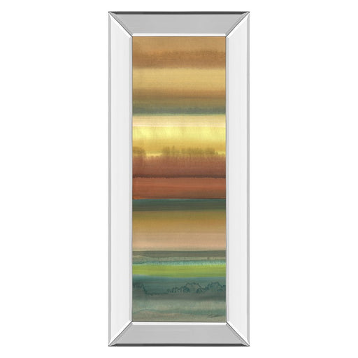 Classy Living Tranquil Horizon Wall Art 18"x42", Mirrored Frame - 1796MF