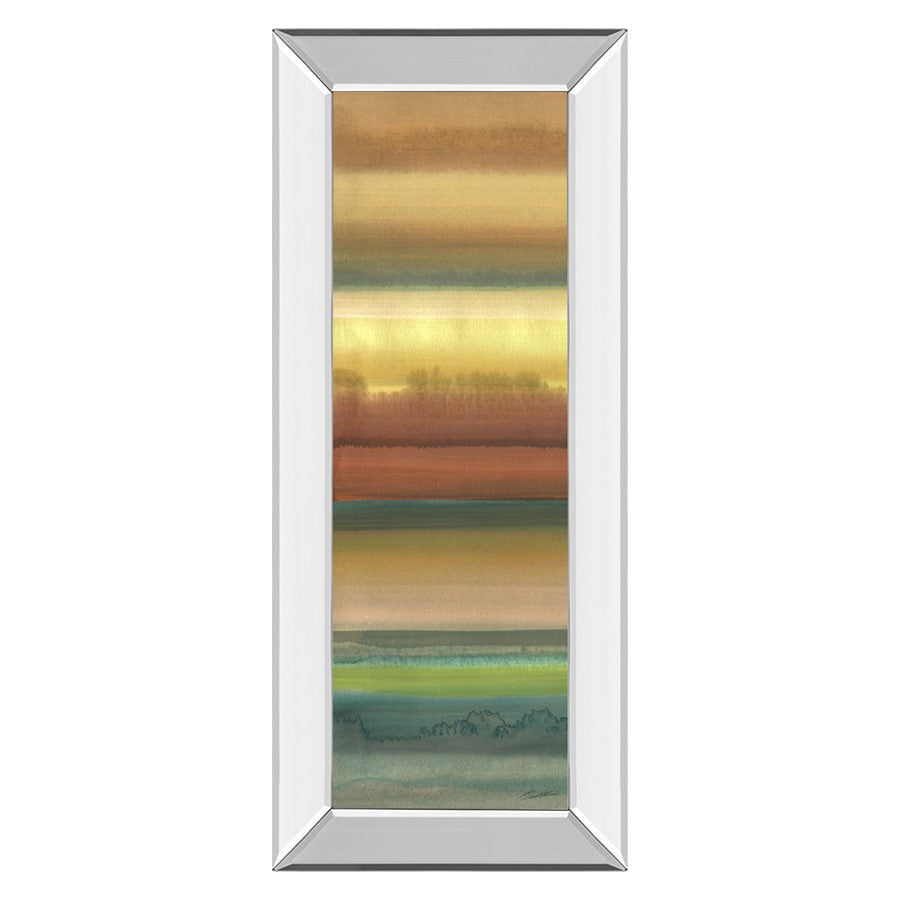 Classy Living Tranquil Horizon Wall Art 18"x42", Mirrored Frame - 1796MF