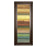 Classy Living Ambient Sky II Wall Art 18"x42", Cinnamon Mocha Frame