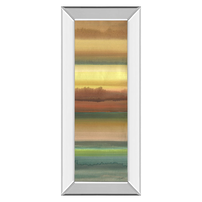 Classy Living Ambient Sky II Wall Art 18"x42", Mirrored Frame