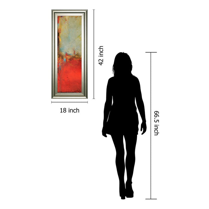 Classy Living Urban Pulse Wall Art 18"x42", Silver Serenity Frame