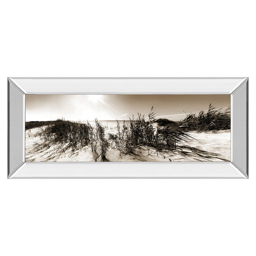 Classy Living Dune Breeze Wall Art 42"x18", Mirrored Frame - 1800MF