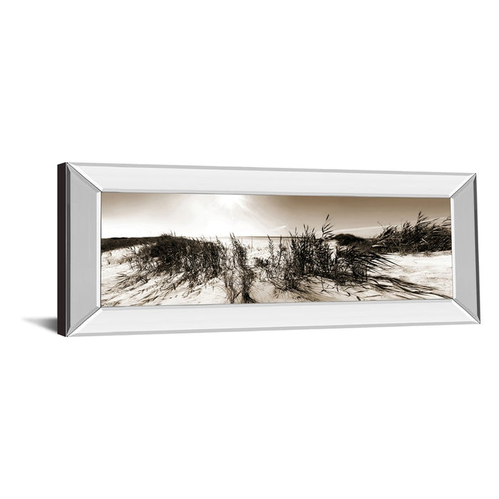 Classy Living Dune Breeze Wall Art 42"x18", Mirrored Frame