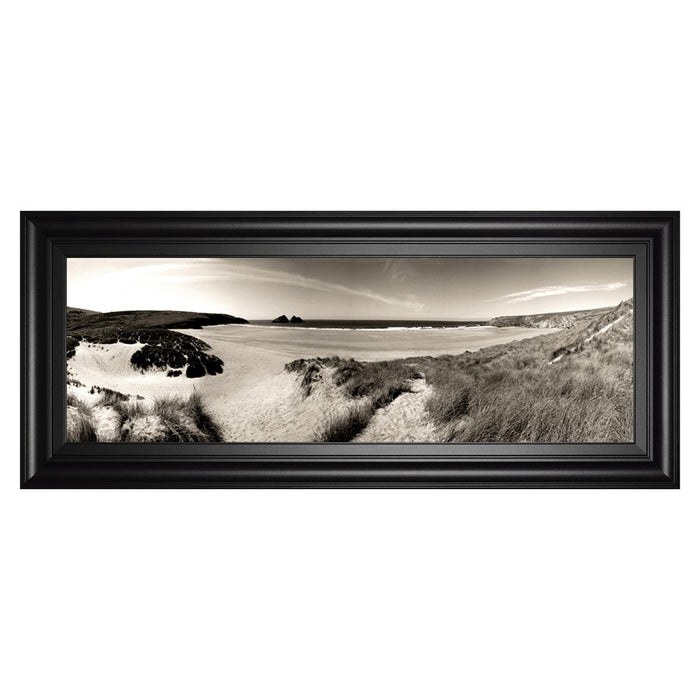 Classy Living Dunes Panorama Wall Art 42"x18", Midnight Aura Frame