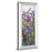 Classy Living WIId Violet Stems Wall Art 18"x42", Mirrored Frame