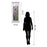 Classy Living WIId Violet Stems Wall Art 18"x42", Mirrored Frame