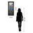 Classy Living Iris Bloom Wall Art 18"x42", Midnight Aura Frame