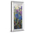 Classy Living Iris Bloom Wall Art 18"x42", Mirrored Frame