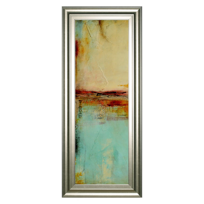 Classy Living Serene Horizons Wall Art 18"x42", Silver Serenity Frame