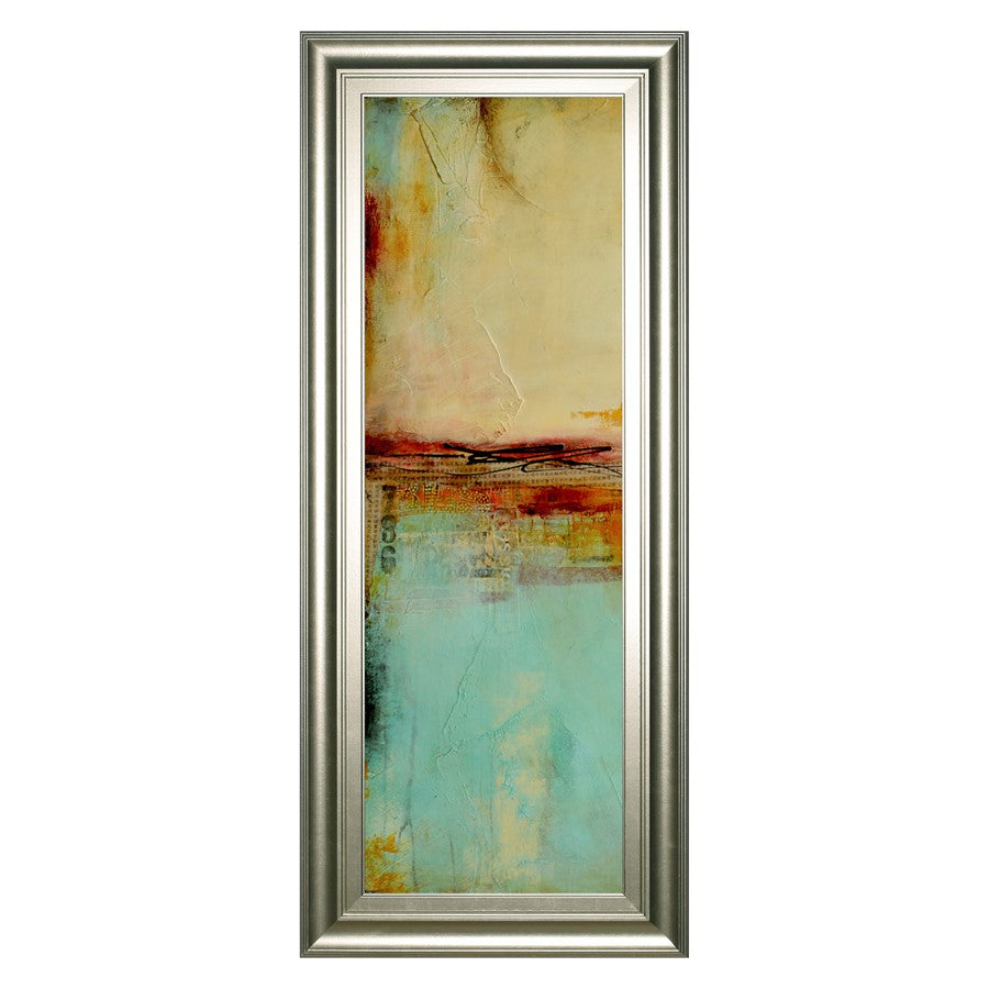 Classy Living Serene Horizons Wall Art 18"x42", Silver Serenity Frame