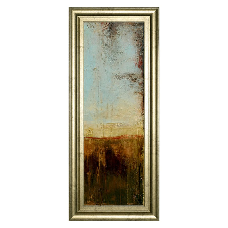 Classy Living Rustic Dawn Wall Art 18"x42", Gold Frame