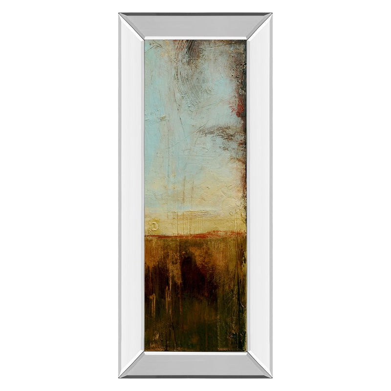 Classy Living Rustic Dawn Wall Art 18"x42", Mirrored Frame
