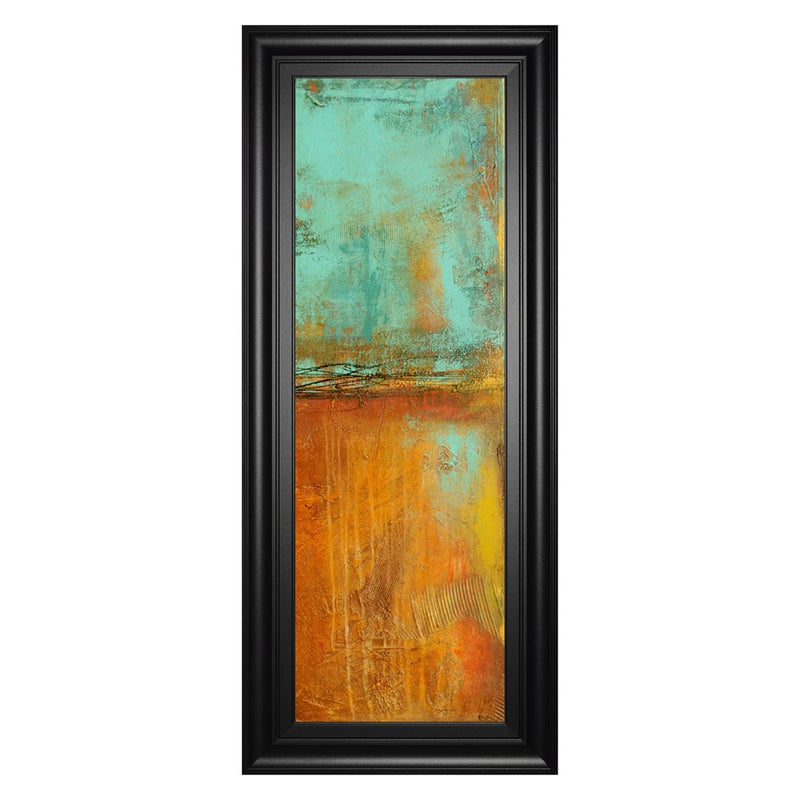 Classy Living Vibrant Horizon Wall Art 18"x42", Midnight Aura Frame