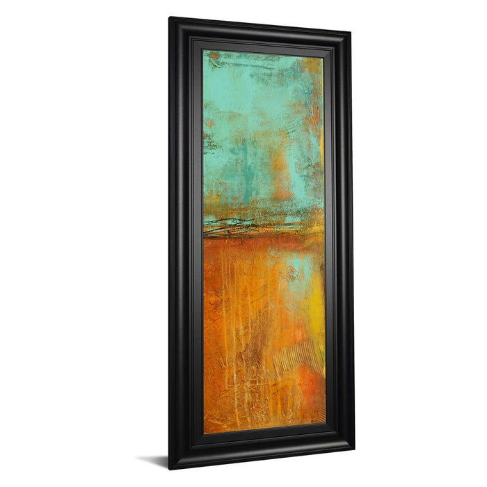 Classy Living Vibrant Horizon Wall Art 18"x42", Midnight Aura Frame