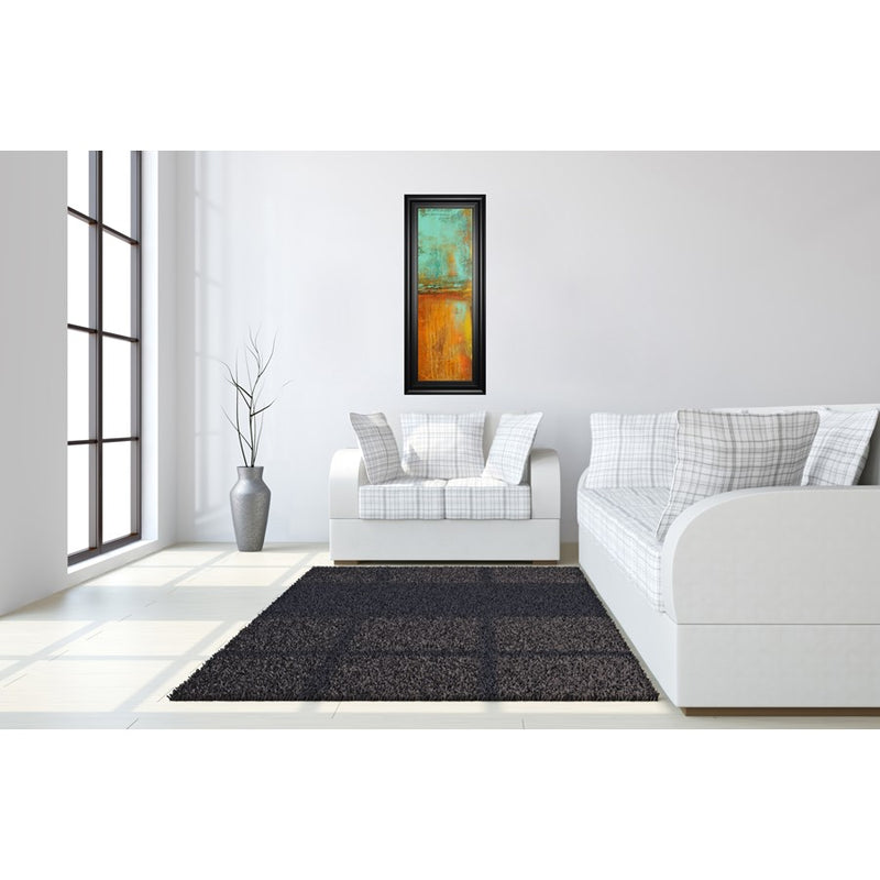 Classy Living Vibrant Horizon Wall Art 18"x42", Midnight Aura Frame
