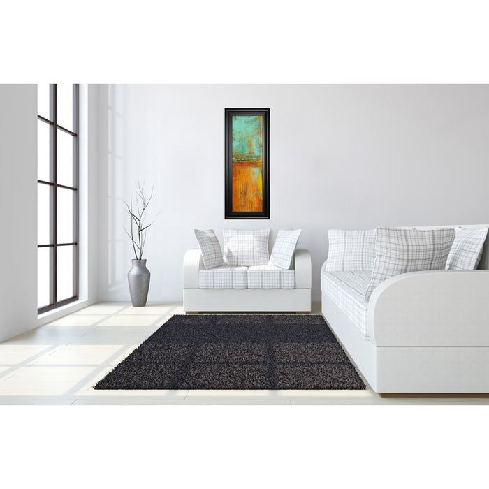 Classy Living Vibrant Horizon Wall Art 18"x42", Midnight Aura Frame