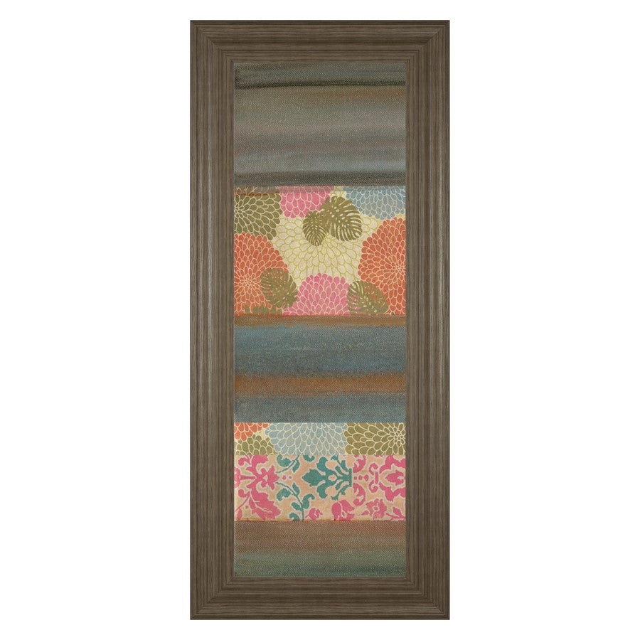 Classy Living Pretty In Pink III Wall Art 18"x42", Tranquil Ash Frame