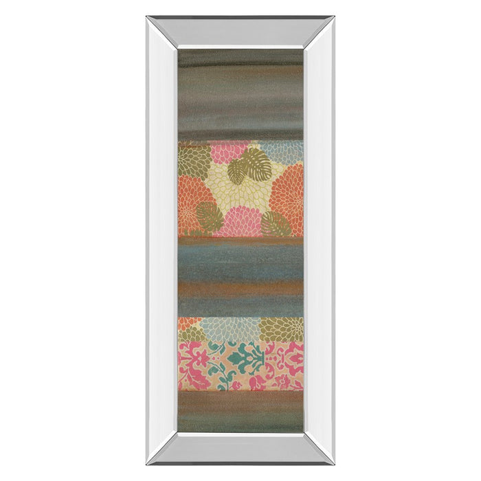 Classy Living Pretty In Pink III Wall Art 18"x42", Mirrored Frame