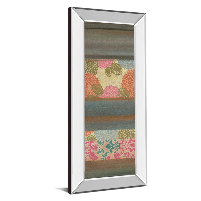 Classy Living Pretty In Pink III Wall Art 18"x42", Mirrored Frame