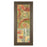 Classy Living Moroccan Whimsy Wall Art 18"x42", Tranquil Ash Frame