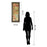 Classy Living Moroccan Whimsy Wall Art 18"x42", Tranquil Ash Frame