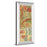 Classy Living Moroccan Whimsy Wall Art 18"x42", Mirrored Frame