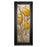 Classy Living Ochre Tulips II Wall Art 18"x42", Black Frame
