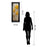 Classy Living Ochre Tulips II Wall Art 18"x42", Black Frame