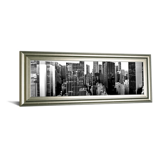 Classy Living Urban Vista Wall Art 42"x18", Silver Serenity Frame