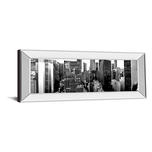 Classy Living Urban Vista Wall Art 42"x18", Mirrored Frame