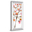 Classy Living Inky Blossoms II Wall Art 18"x42", Mirrored Frame