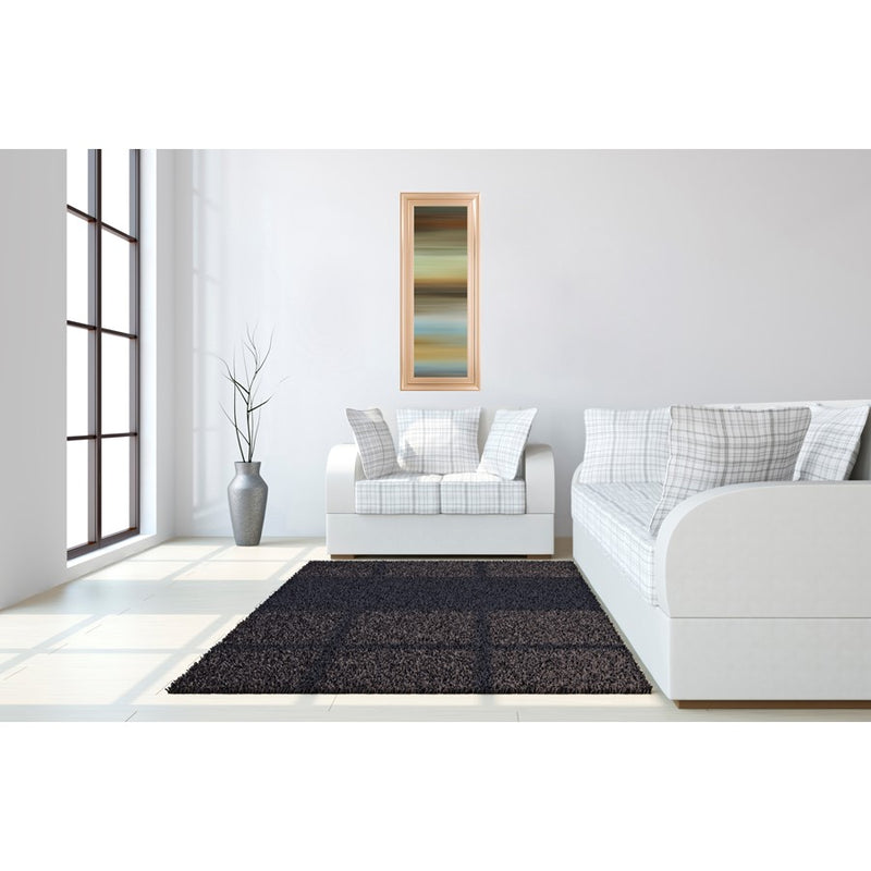 Classy Living Abstract Horizon I Wall Art 18"x42", Rose Gold Frame