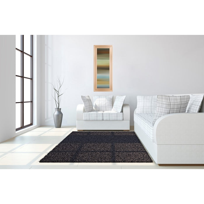 Classy Living Abstract Horizon I Wall Art 18"x42", Rose Gold Frame